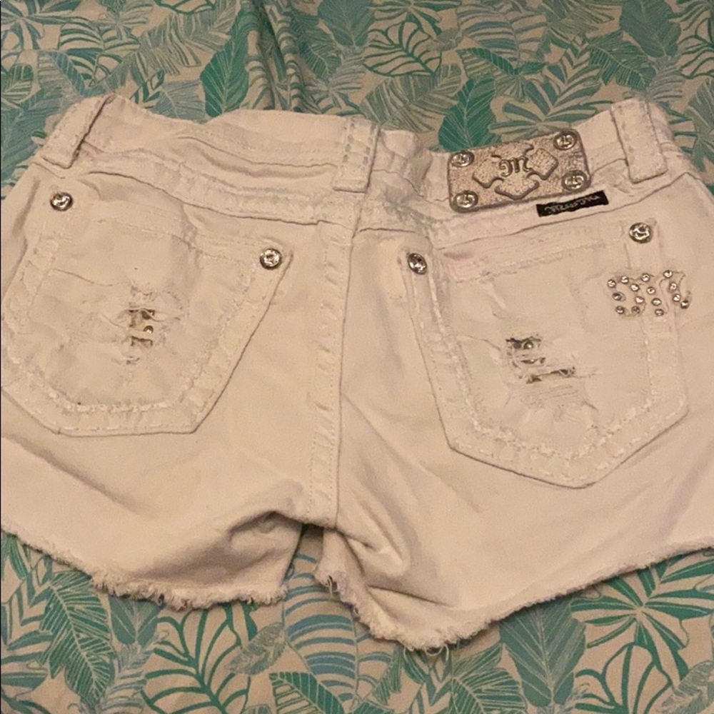 Miss me white shorts